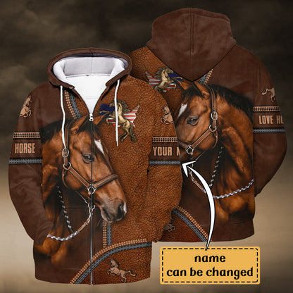 Love Horse - Personalized Horse All Over Shirts 0523