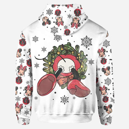 Merry Christmas - Personalized Christmas Mouse Hoodie and Leggings