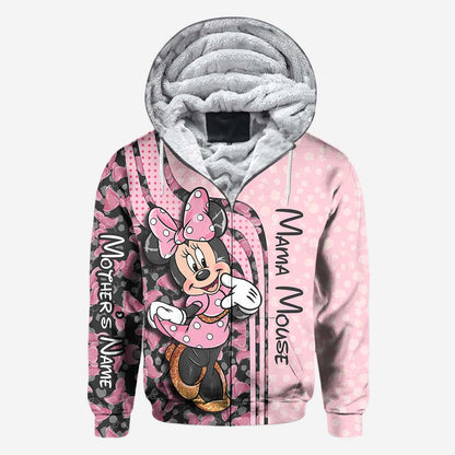 Mama & Mini Mouse Ears - Personalized All Over T-shirt and Hoodie