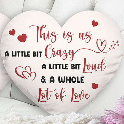 You & Me - Personalized Couple Shaped Pillow