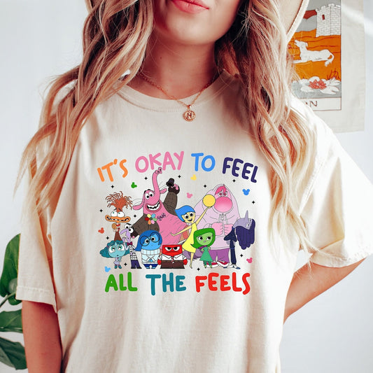 It's Okay To Feel All The Feels Shirt, Inclusion Shirt, Speech Therapy Shirt, Bcba Shirt, Para Shirt T-shirt & Hoodie
