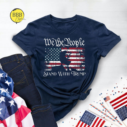 We The People Stand With Donald Trmp Shirt, Support Trmp Shirt, Election 2024 Tee, Politics Shirt, Trmp President Shirt, Republican Gifts
T-shirt & Hoodie