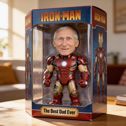 Super Hero Father Gift Idea, Husband Gift - Personalized Father Custom Shaped Acrylic Plaque