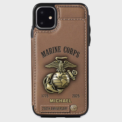 Proud Veteran - Personalized Veteran Wallet Phone Case