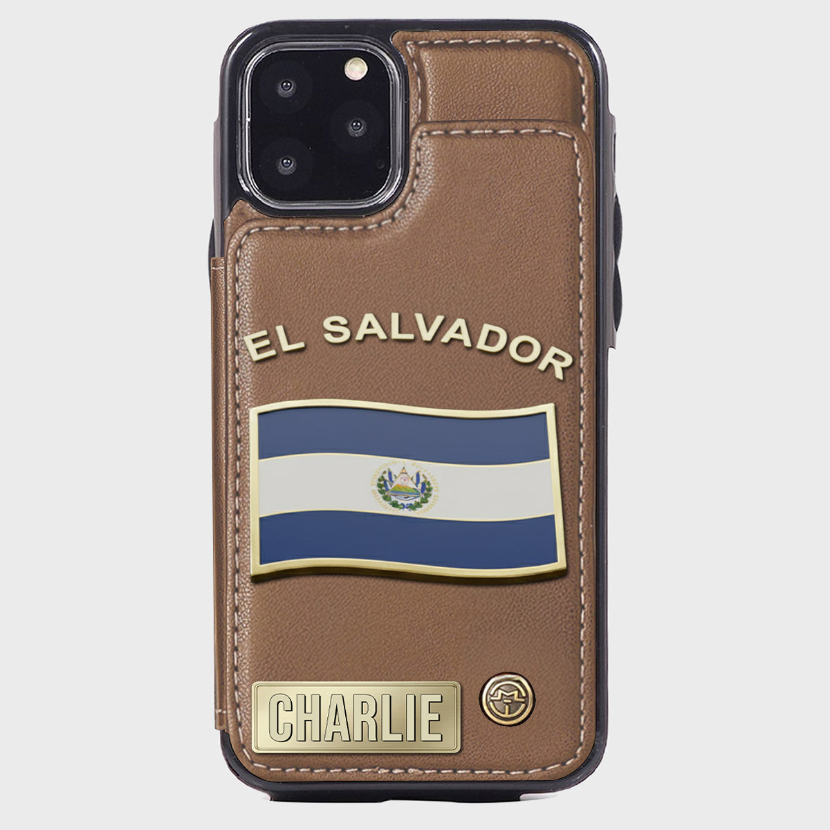 Proud El Salvador - Personalized Expats Wallet Phone Case