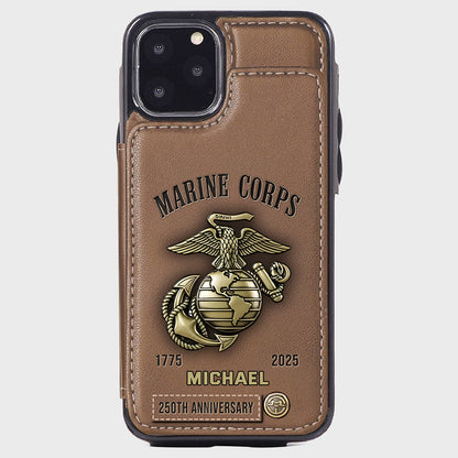Proud Veteran - Personalized Veteran Wallet Phone Case