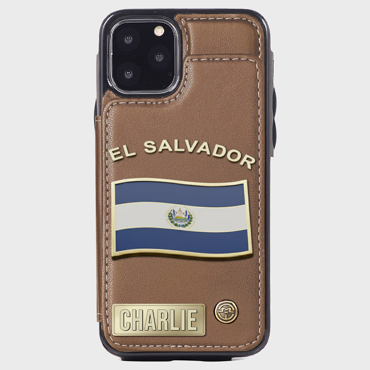 Proud El Salvador - Personalized Expats Wallet Phone Case