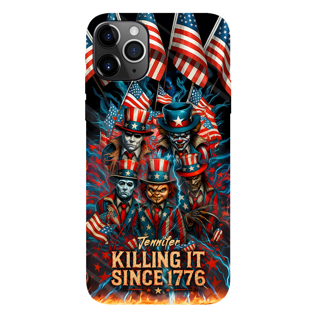 Killing It Since 1776 - Personalized Full Print Phone Case