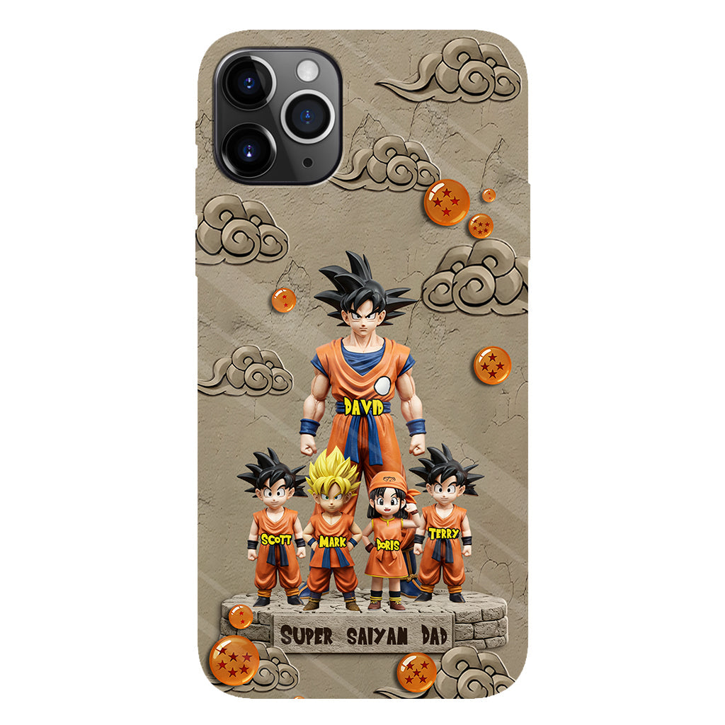 Strong Papa - Personalized Seven Balls Full Print Phone Case