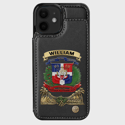 Proud Dominican - Personalized Expats Wallet Phone Case