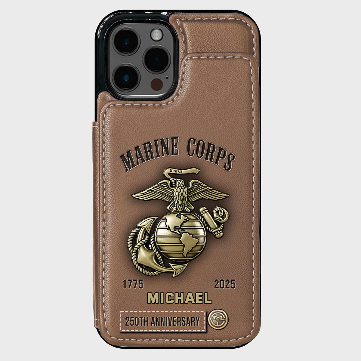 250th Anniversary - Personalized Veteran Wallet Phone Case