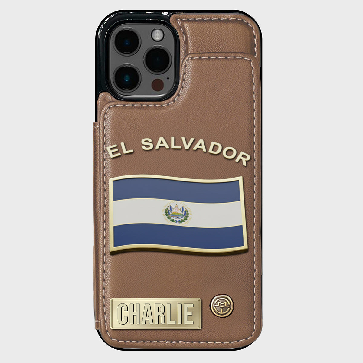 Proud El Salvador - Personalized Expats Wallet Phone Case