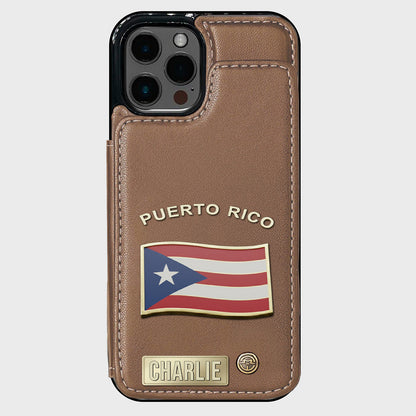 Proud Puerto Rico - Personalized Expats Wallet Phone Case