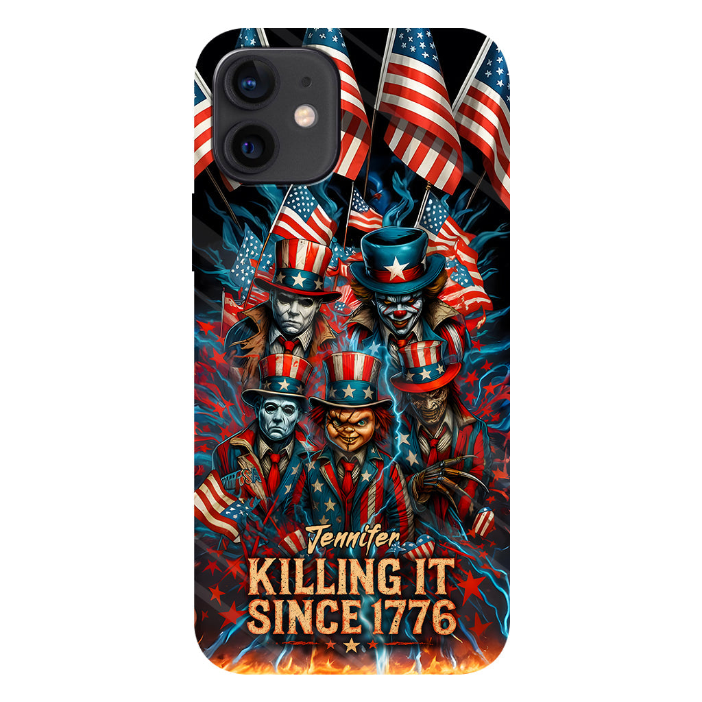 Killing It Since 1776 - Personalized Full Print Phone Case