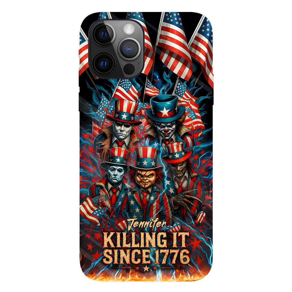 Killing It Since 1776 - Personalized Full Print Phone Case