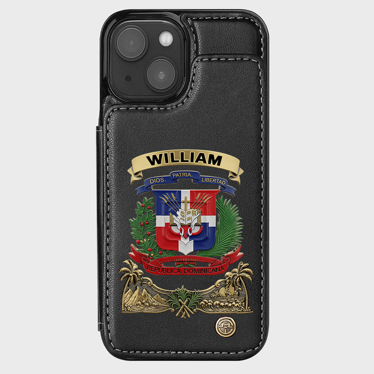 Proud Dominican - Personalized Expats Wallet Phone Case