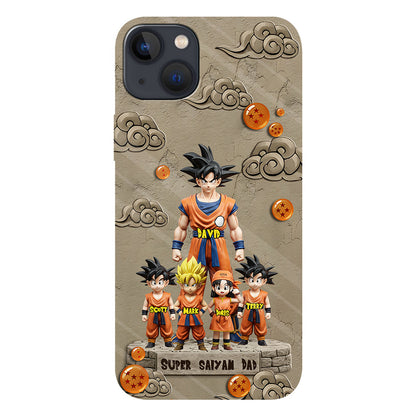 Strong Papa - Personalized Seven Balls Full Print Phone Case