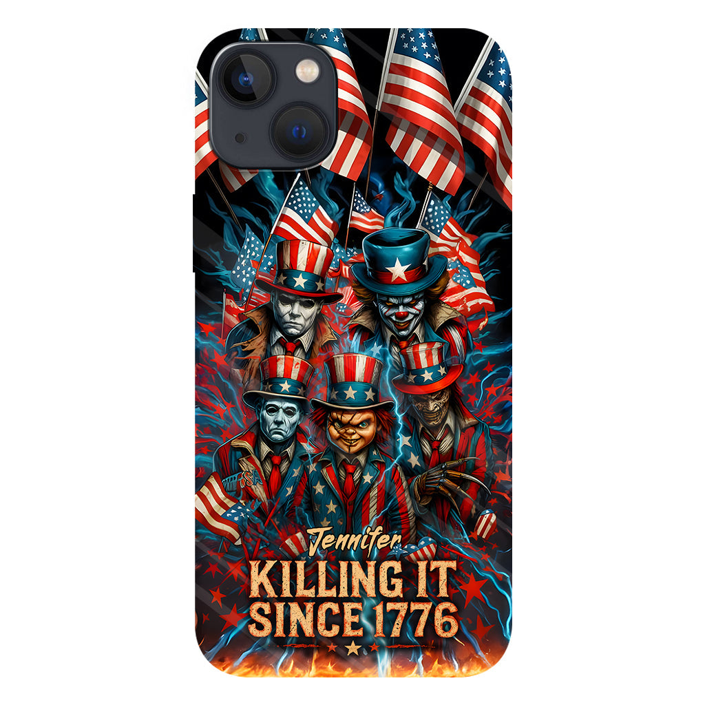 Killing It Since 1776 - Personalized Full Print Phone Case