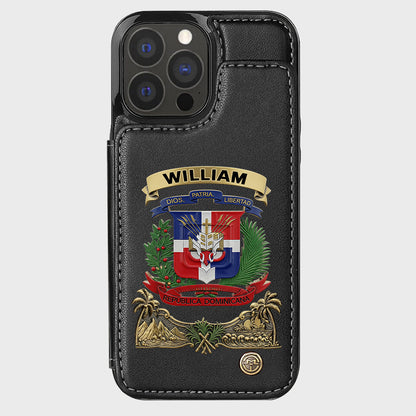 Proud Dominican - Personalized Expats Wallet Phone Case