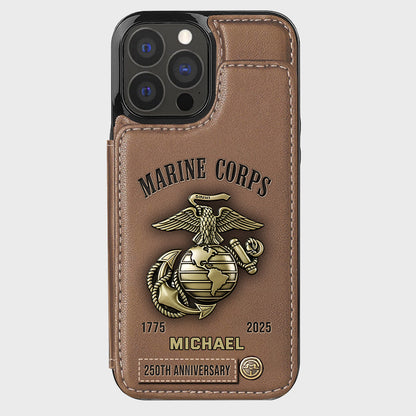 250th Anniversary - Personalized Veteran Wallet Phone Case