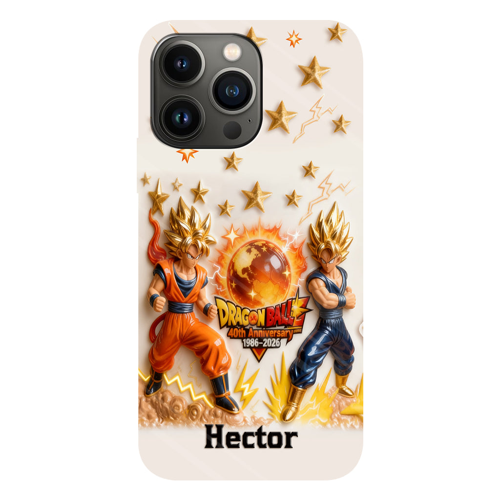 40th Anniversary - Personalized Seven Balls Full Print Phone Case