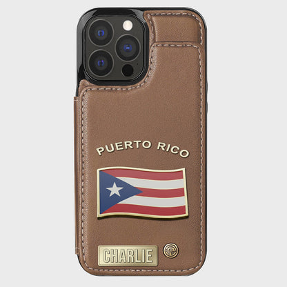 Proud Puerto Rico - Personalized Expats Wallet Phone Case