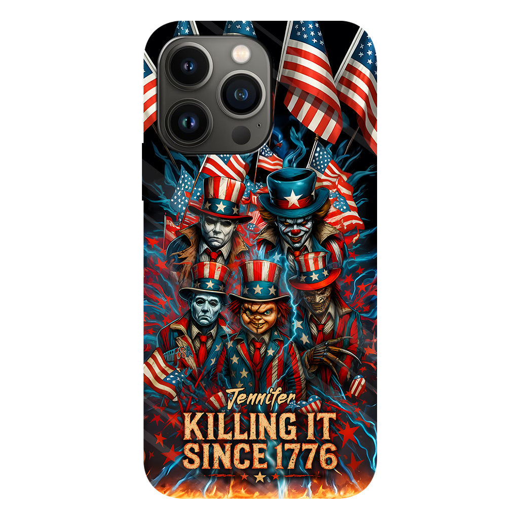 Killing It Since 1776 - Personalized Full Print Phone Case