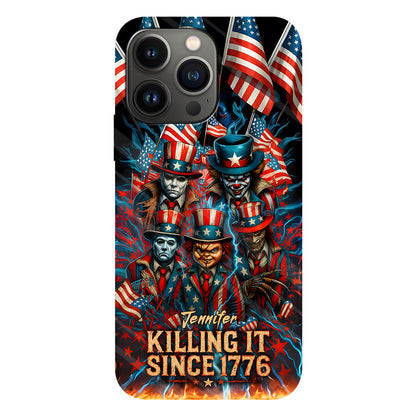 Killing It Since 1776 - Personalized Full Print Phone Case