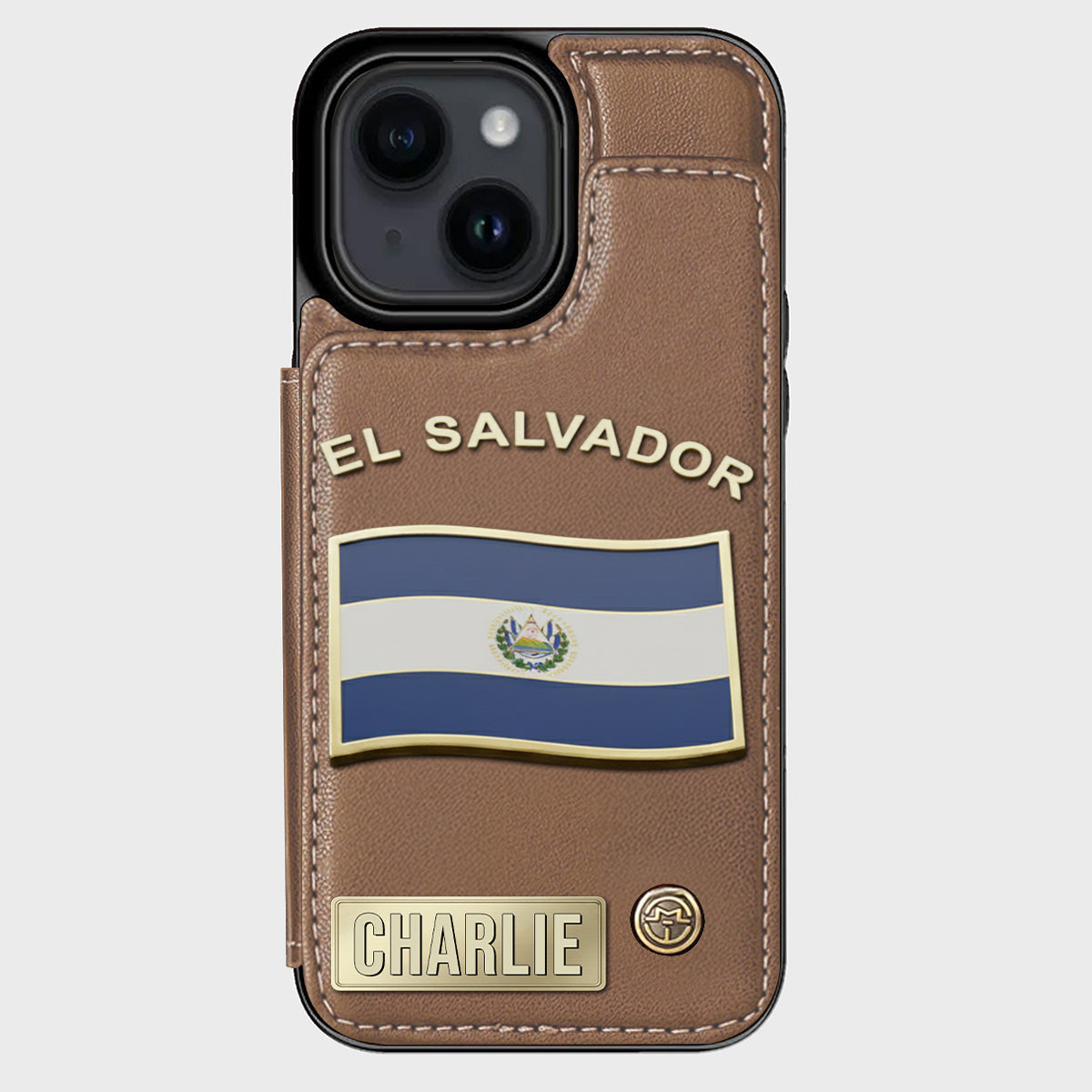 Proud El Salvador - Personalized Expats Wallet Phone Case