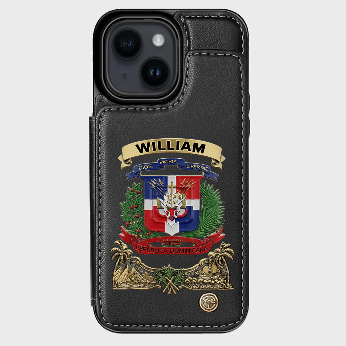 Proud Dominican - Personalized Expats Wallet Phone Case
