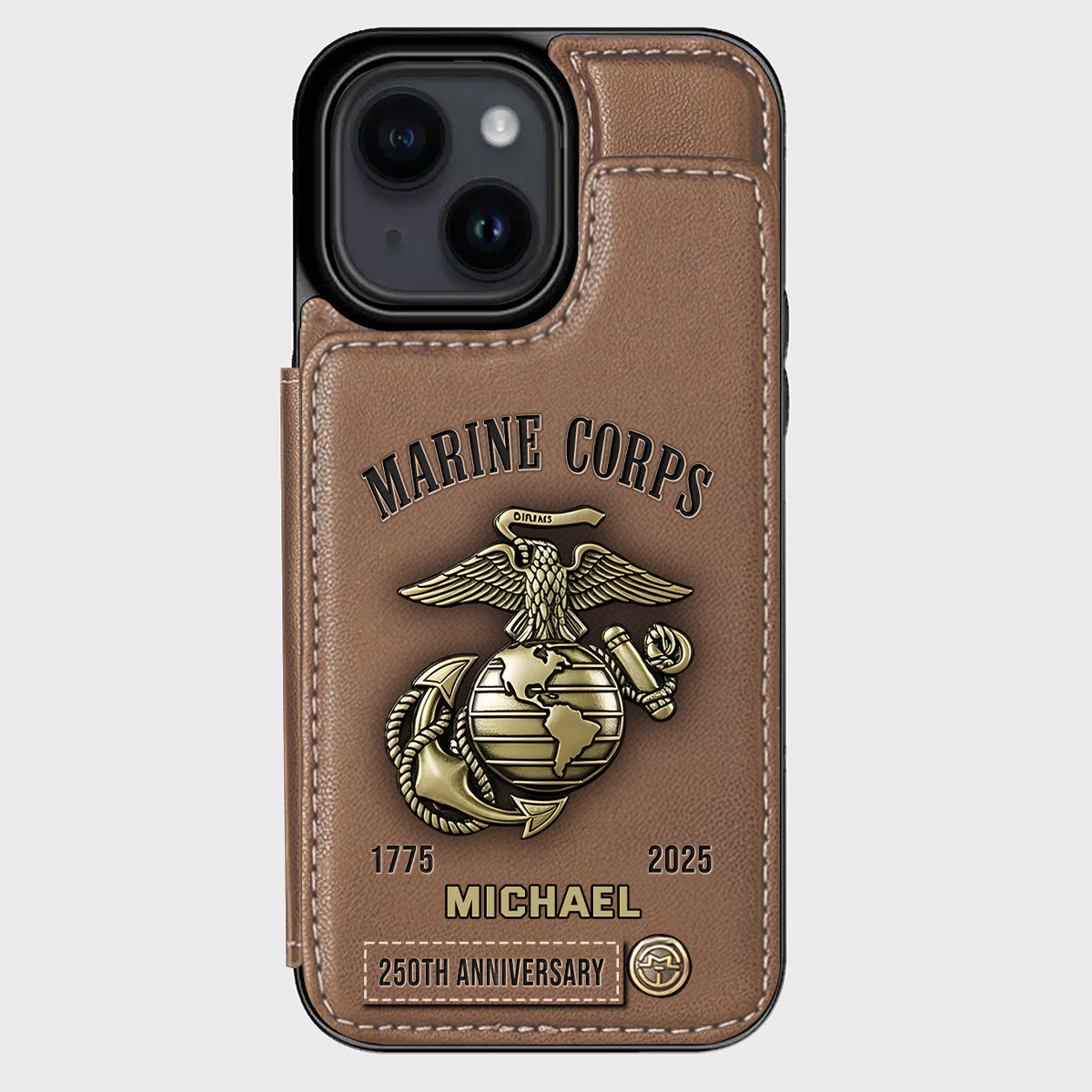 250th Anniversary - Personalized Veteran Wallet Phone Case