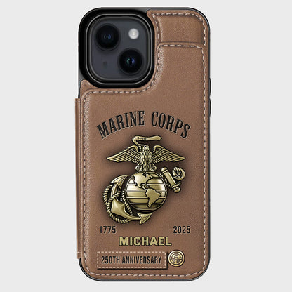 250th Anniversary - Personalized Veteran Wallet Phone Case