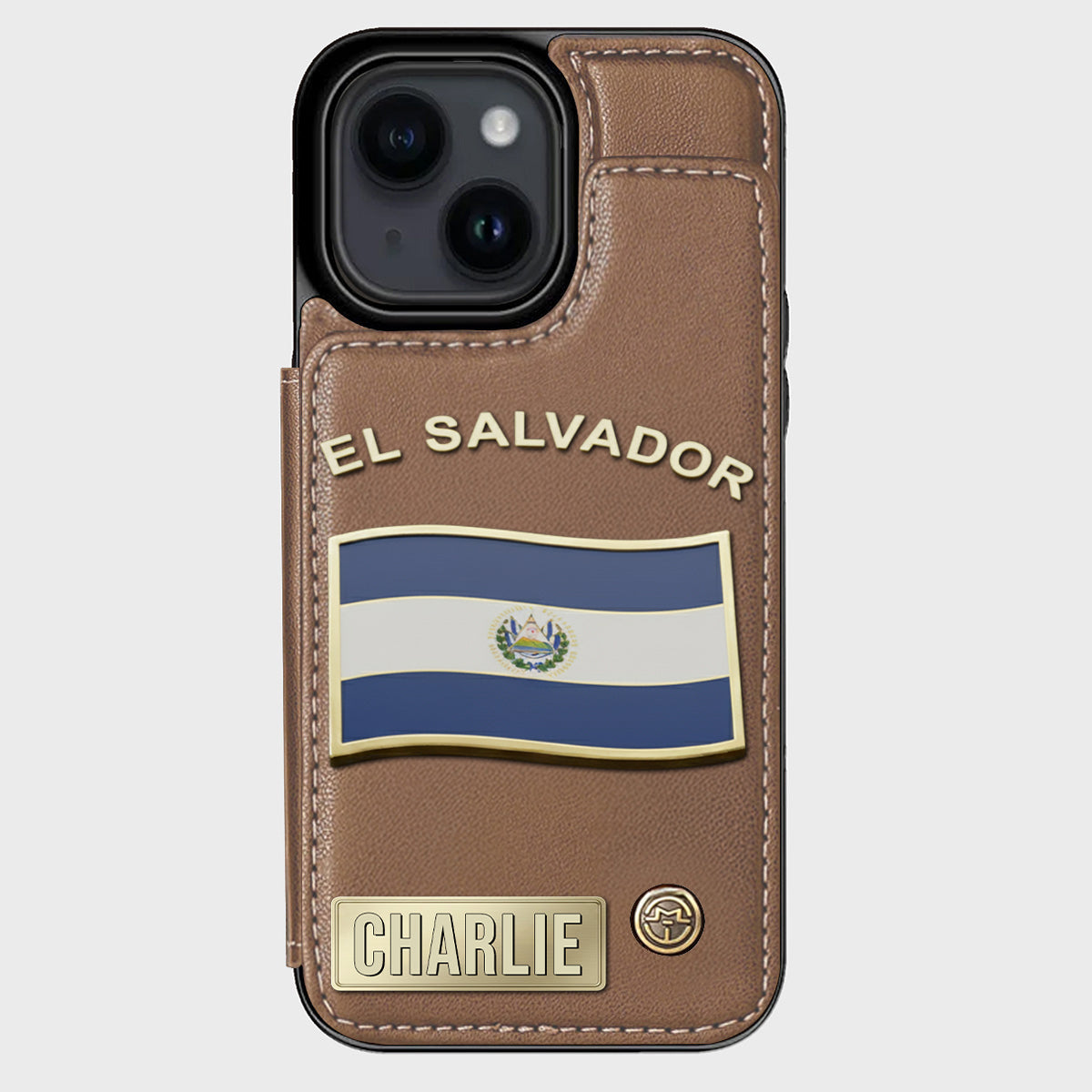 Proud El Salvador - Personalized Expats Wallet Phone Case