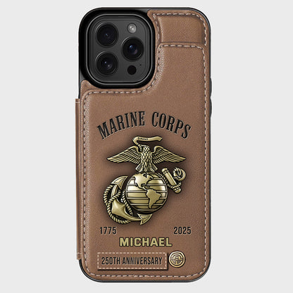 250th Anniversary - Personalized Veteran Wallet Phone Case
