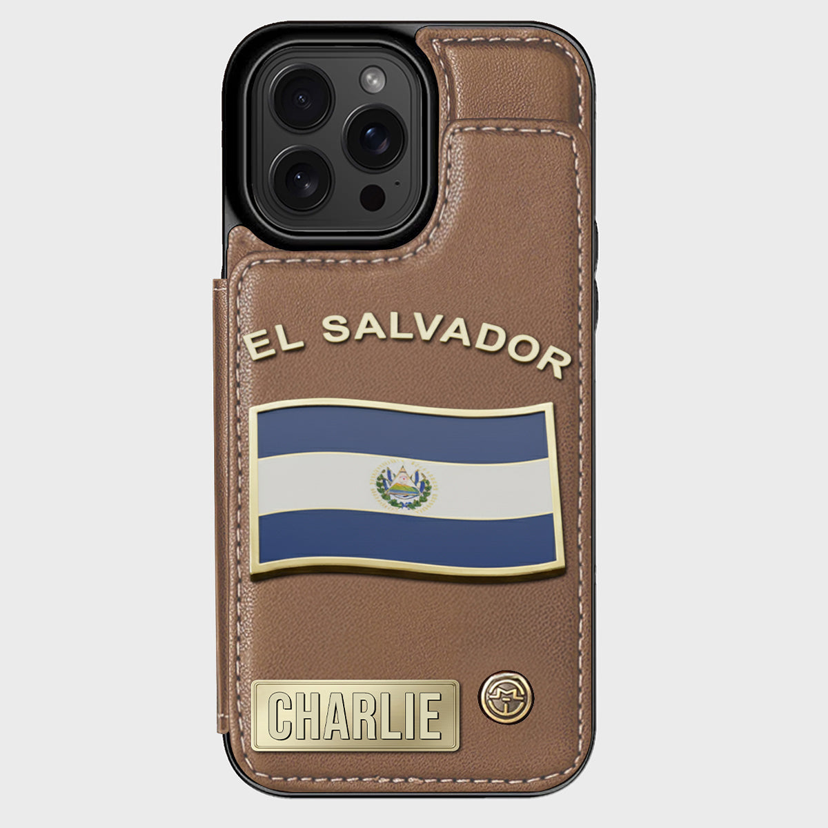 Proud El Salvador - Personalized Expats Wallet Phone Case