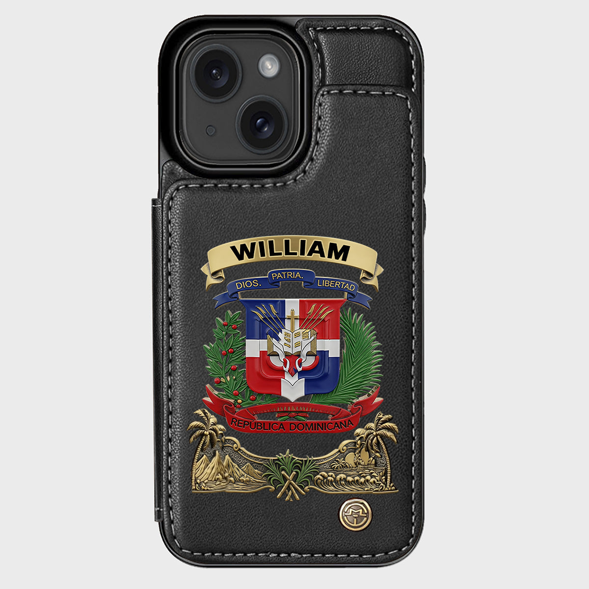 Proud Dominican - Personalized Expats Wallet Phone Case
