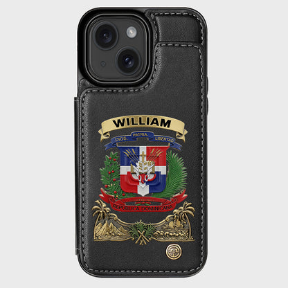 Proud Dominican - Personalized Expats Wallet Phone Case