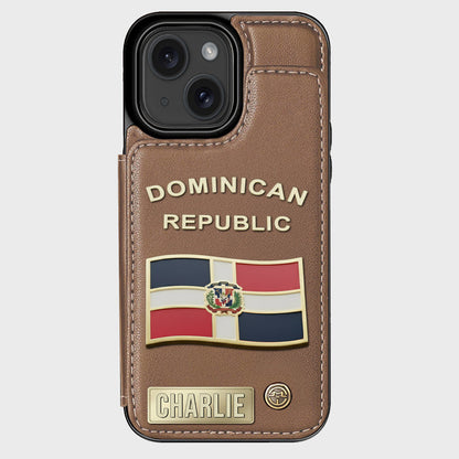 Proud Dominican - Personalized Expats Wallet Phone Case