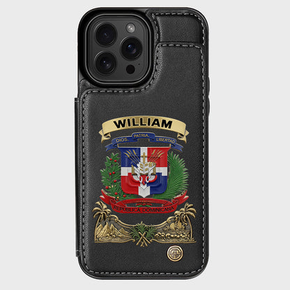 Proud Dominican - Personalized Expats Wallet Phone Case