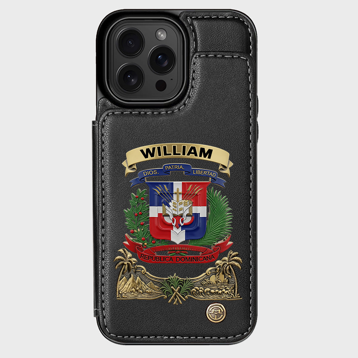 Proud Dominican - Personalized Expats Wallet Phone Case