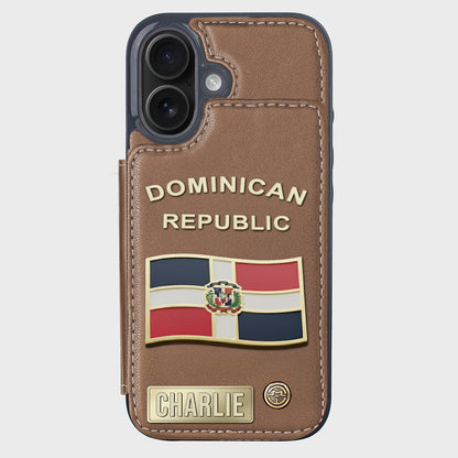 Proud Dominican - Personalized Expats Wallet Phone Case