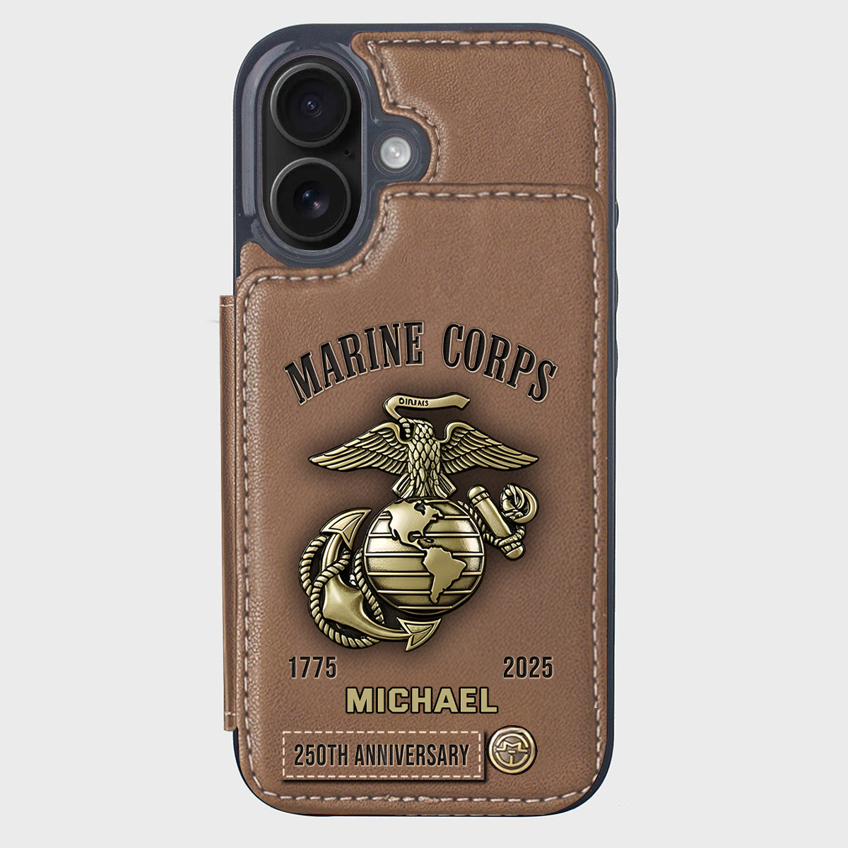 Proud Veteran - Personalized Veteran Wallet Phone Case