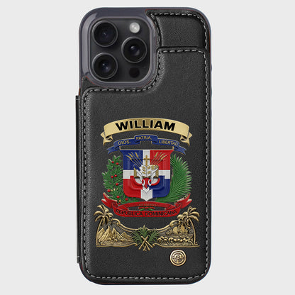 Proud Dominican - Personalized Expats Wallet Phone Case