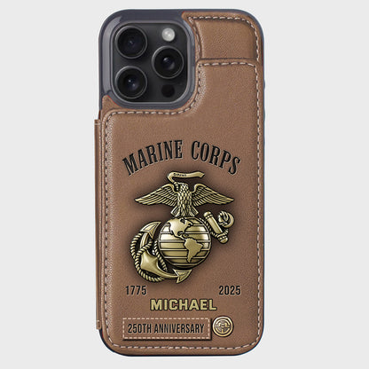250th Anniversary - Personalized Veteran Wallet Phone Case