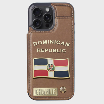 Proud Dominican - Personalized Expats Wallet Phone Case