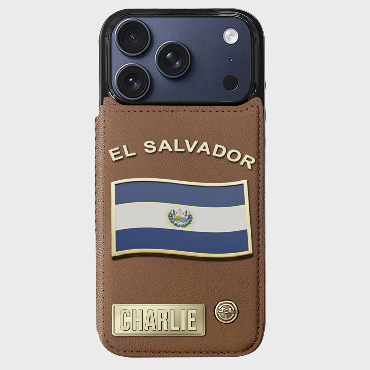 Proud El Salvador - Personalized Expats Wallet Phone Case
