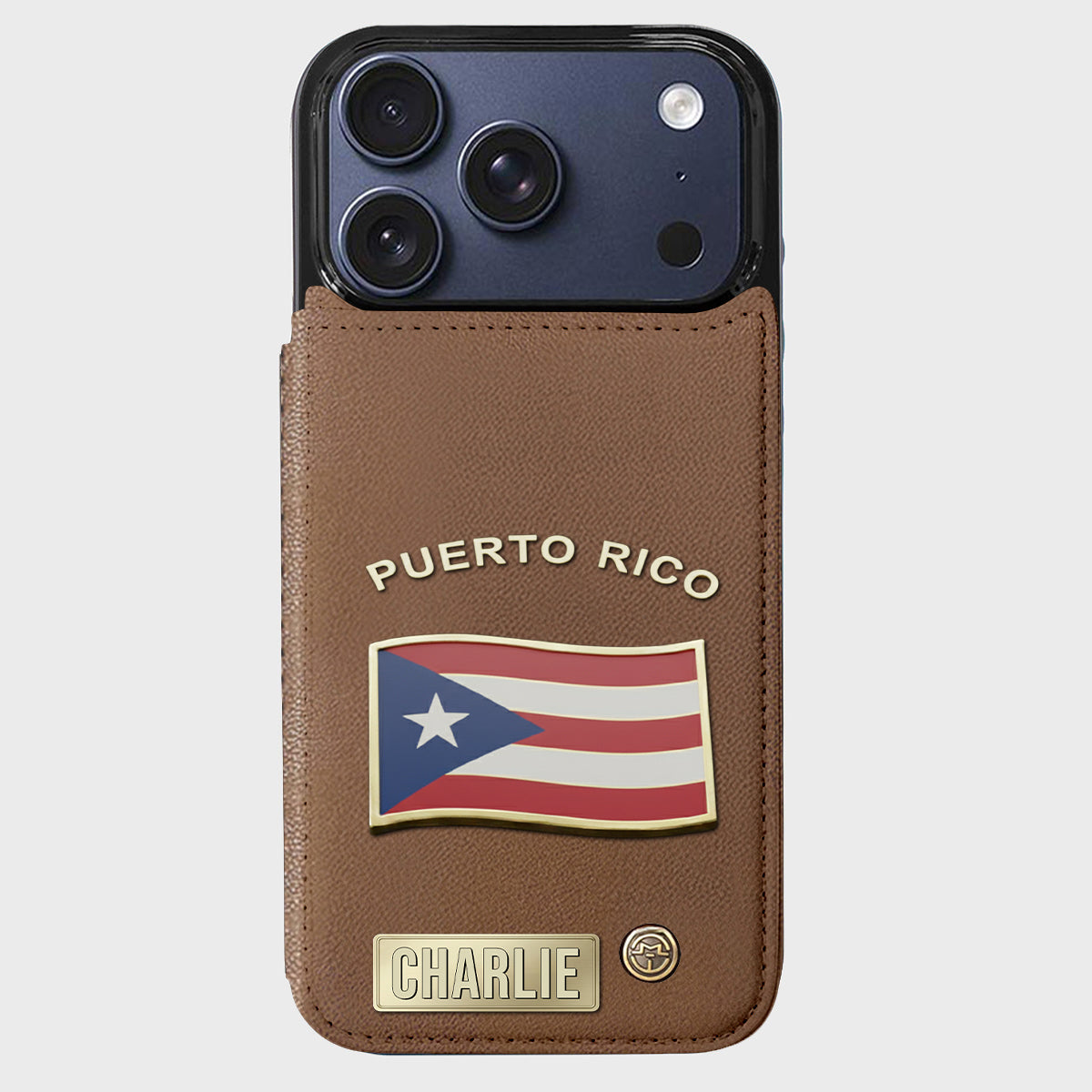 Proud Puerto Rico - Personalized Expats Wallet Phone Case
