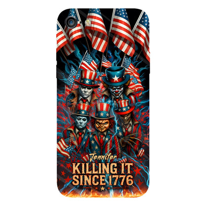 Killing It Since 1776 - Personalized Full Print Phone Case