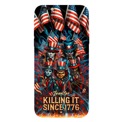 Killing It Since 1776 - Personalized Full Print Phone Case