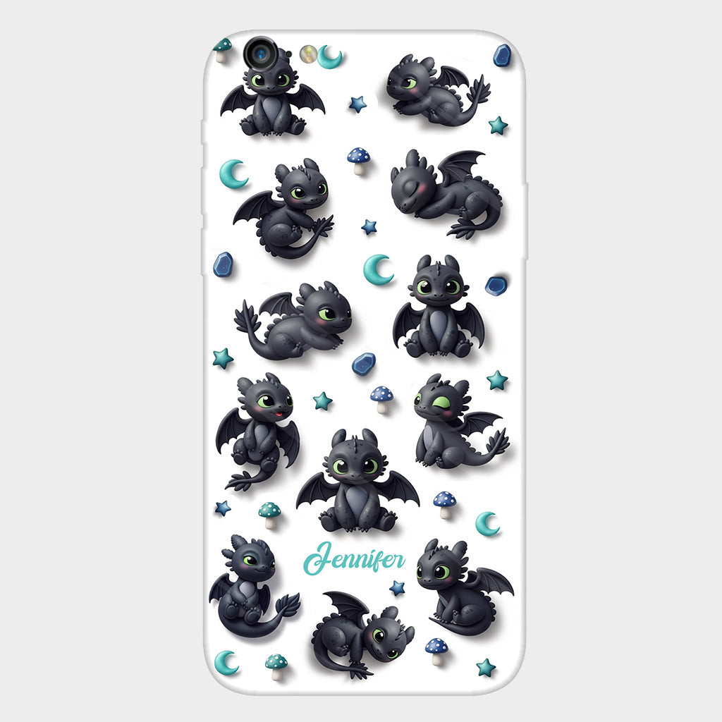 Adorable Dragon - Personalized Mouse Full Print Phone Case